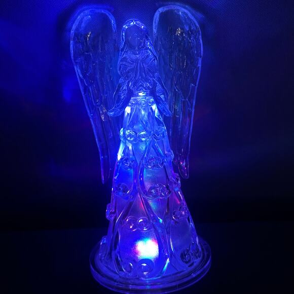 Sylvania Crystal Angel Color Changing LED Tree Top Light 8" Christmas Angelcore - Picture 8 of 17
